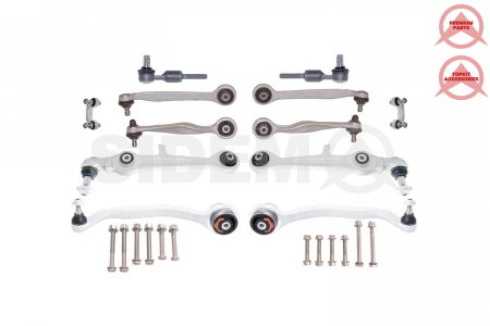 Piese auto - Set reparatie brate puntea fata SIDEM pentru AUDI A4 B5, A6 C5; SKODA SUPERB I; VW PASSAT B5, PASSAT B5.5 1.6-4.2 11.94-03.08