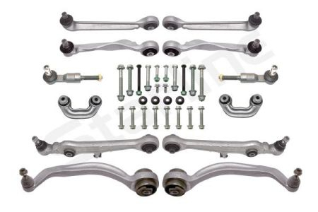Piese auto - Set reparatie brate puntea fata STARLINE pentru AUDI A4 B5, A6 C5; SKODA SUPERB I; VW PASSAT B5, PASSAT B5.5 1.6-4.2 11.94-03.08