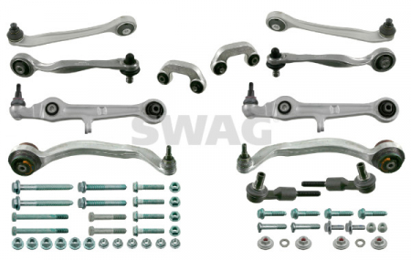 Piese auto - Set reparatie brate puntea fata SWAG pentru AUDI A4 B6, A4 B7, A6 C5 1.6-3.0 11.00-06.09