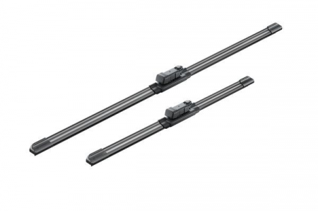 Accesorii auto - Set stergatoare BOSCH AeroTwin A555S 3397007555, lungime 600 mm, 400 mm, fara carcasa, pentru vehicule cu volan pe stanga