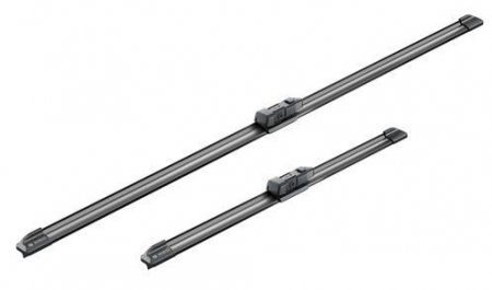 Accesorii auto - Set stergatoare BOSCH AeroTwin A557S 3 397 007 557, lungime 400 mm, 700 mm, fara carcasa, pentru vehicule cu volan pe stanga