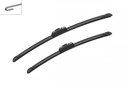 Set stergatoare BOSCH AeroTwin Retro AR728S 3397118904, lungime 550 mm, 475 mm, kit retrofit, fara carcasa, pentru vehicule cu volan pe stanga [1]