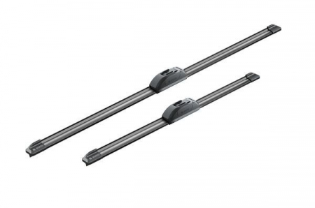Accesorii auto - Set stergatoare BOSCH AeroTwin Retro AR813S 3397118912, lungime 650 mm, 450 mm, kit retrofit, fara carcasa, pentru vehicule cu volan pe stanga