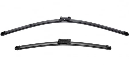 Accesorii auto - Set stergatoare parbriz auto VALEO Silencio Flat Blade Set VF962 577962, 650/430 mm, lama lata, cu spoiler