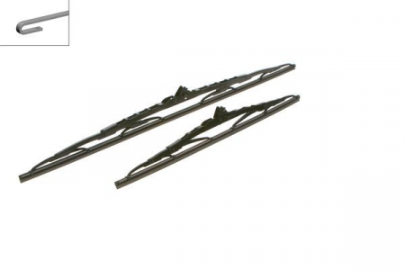 Set stergatoare parbriz BOSCH 612 3 397 010 413, lungime 600 mm, 400 mm, arcuit fara spoiler [2]