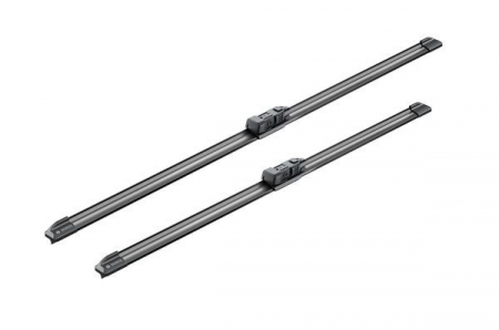 Accesorii auto - Set stergatoare parbriz BOSCH AeroTwin A225S 3397007225, lungime 650 mm, 550 mm, fara carcasa, pentru vehicule cu volan pe stanga