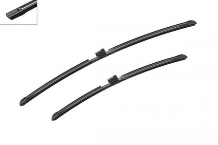 Set stergatoare parbriz BOSCH AeroTwin A727S 3397014727, lungime 650 mm, 500 mm, lama stergator lata, pentru vehicule cu volan pe stanga [1]