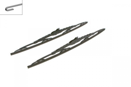 Set stergatoare parbriz BOSCH Twin 408 3397118408, lungime 2 x 530 mm, standard, pentru VW NEW BEETLE [1]