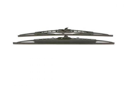 Accesorii auto - Set stergatoare parbriz BOSCH Twin 465S SP19/19VS 3397001465, cu spoiler, lungime 2 x 475 mm, curbat in partea pasagerului