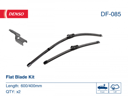 Set stergatoare parbriz DENSO DF-085, lungime 400 mm, 600 mm, lama stergator lata, pentru SKODA FABIA [1]