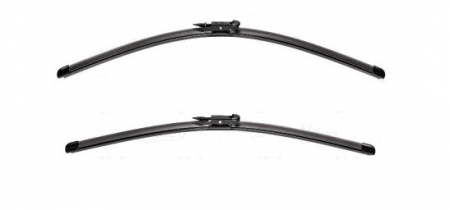 Accesorii auto - Set stergatoare parbriz VALEO SILENCIO FLAT BLADE 574387, lungime 530 mm, 550 mm, lama stergator lata
