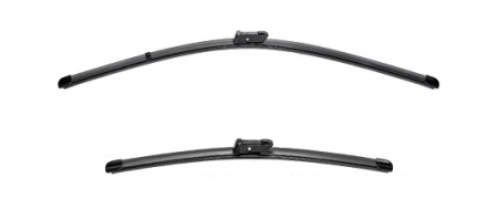 Accesorii auto - Set stergatoare parbriz VALEO SILENCIO FLAT BLADE 574743, lungime 550 mm, lama stergator lata, cu spoiler