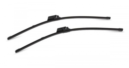Accesorii auto - Set stergatoare parbriz VALEO SILENCIO X.TRM FLAT BLADE SET 574307, lungime 560 mm, fara carcasa, cu spoiler