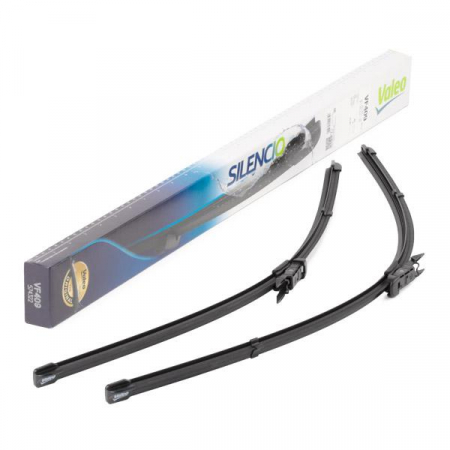Set stergatoare parbriz VALEO SILENCIO X.TRM FLAT BLADE SET 574322, lungime 700 mm, 600 mm, fara carcasa, cu spoiler [2]