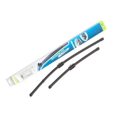 Set stergatoare parbriz VALEO SILENCIO X.TRM FLAT BLADE SET 574324, lungime 650 mm, 420 mm, fara carcasa, cu spoiler [2]