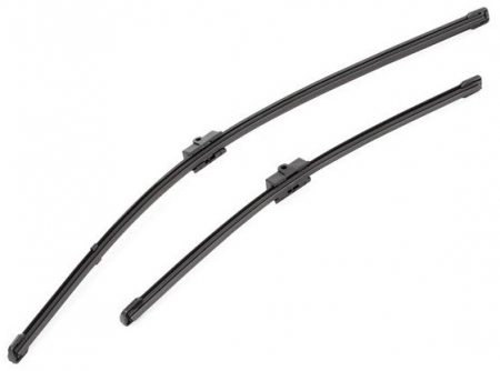 Accesorii auto - Set stergatoare parbriz VALEO SILENCIO X.TRM FLAT BLADE SET 574324, lungime 650 mm, 420 mm, fara carcasa, cu spoiler