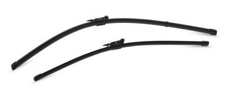 Accesorii auto - Set stergatoare parbriz VALEO SILENCIO X.TRM FLAT BLADE SET 574329, lungime 700 mm, 550 mm, fara carcasa, cu spoiler