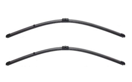 Accesorii auto - Set stergatoare parbriz VALEO SILENCIO X.TRM FLAT BLADE SET 574351, lungime 600 mm, fara carcasa, cu spoiler