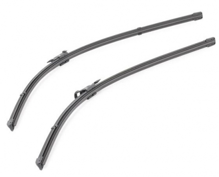 Accesorii auto - Set stergatoare parbriz VALEO SILENCIO X.TRM FLAT BLADE SET 574355, lungime 700 mm, 650 mm, fara carcasa, cu spoiler