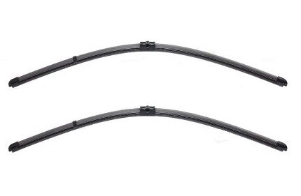 Accesorii auto - Set stergatoare parbriz VALEO SILENCIO X.TRM FLAT BLADE SET 574371, lungime 580 mm, 450 mm, lamela tip aeroblade, cu spoiler