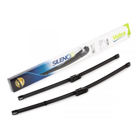 Set stergatoare parbriz VALEO SILENCIO X.TRM FLAT BLADE SET 574382, lungime 530 mm, 475 mm, fara carcasa, cu spoiler [2]