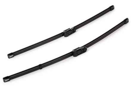 Accesorii auto - Set stergatoare parbriz VALEO SILENCIO X.TRM FLAT BLADE SET 574382, lungime 530 mm, 475 mm, fara carcasa, cu spoiler