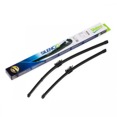 Set stergatoare parbriz VALEO SILENCIO X.TRM FLAT BLADE SET 574385, lungime 600 mm, 475 mm, fara carcasa, cu spoiler [2]