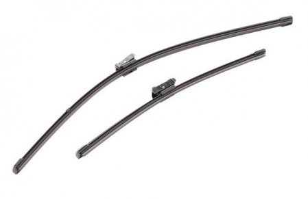 Accesorii auto - Set stergatoare parbriz VALEO SILENCIO X.TRM FLAT BLADE SET 574474, lungime 600 mm, 380 mm, fara carcasa, cu spoiler