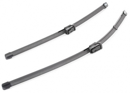 Accesorii auto - Set stergatoare parbriz VALEO SILENCIO X.TRM FLAT BLADE SET 574476, lungime 600 mm, 475 mm, fara carcasa, cu spoiler