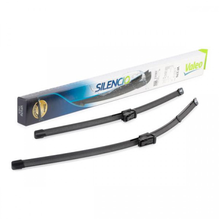 Set stergatoare parbriz VALEO SILENCIO X.TRM FLAT BLADE SET 574476, lungime 600 mm, 475 mm, fara carcasa, cu spoiler [2]