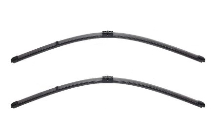 Accesorii auto - Set stergatoare parbriz VALEO SILENCIO X.TRM FLAT BLADE SET 574647, lungime 600 mm, 500 mm, fara carcasa, cu spoiler