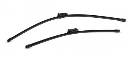 Accesorii auto - Set stergatoare parbriz VALEO SILENCIO X.TRM FLAT BLADE SET 574651, lungime 650 mm, 475 mm, fara carcasa, cu spoiler