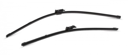 Accesorii auto - Set stergatoare parbriz VALEO SILENCIO X.TRM FLAT BLADE SET 574377, lungime 650 mm, 500 mm, fara carcasa, cu spoiler