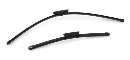 Accesorii auto - Set stergatoare parbriz VALEO SILENCIO X.TRM FLAT BLADE SET 574653, lungime 650 mm, 400 mm, fara carcasa, cu spoiler