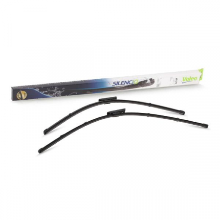 Set stergatoare parbriz VALEO SILENCIO X.TRM FLAT BLADE SET 574678, lungime 750 mm, 650 mm, fara carcasa, cu spoiler [2]