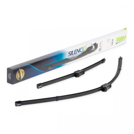 Set stergatoare parbriz VALEO SILENCIO X.TRM FLAT BLADE SET 574692, lungime 700 mm, 400 mm, fara carcasa, cu spoiler [2]