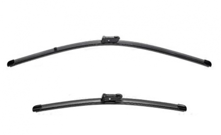 Accesorii auto - Set stergatoare parbriz VALEO SILENCIO X.TRM FLAT BLADE SET 577818, lungime 650 mm, 475 mm, cu spoiler, fara carcasa