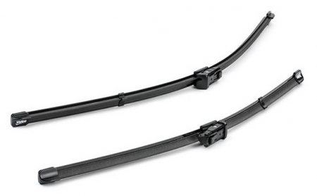 Accesorii auto - Set stergatoare parbriz VALEO SILENCIO X.TRM FLAT BLADE SET 574643, lungime 600 mm, 500 mm, fara carcasa, cu spoiler