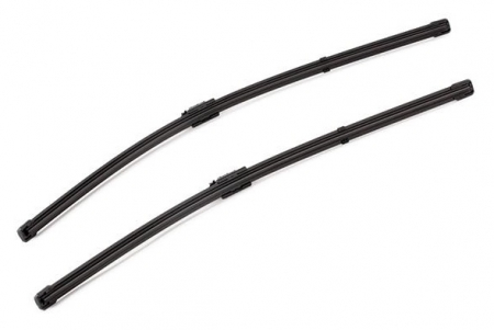Accesorii auto - Set stergatoare parbriz VALEO SILENCIO X.TRM FLAT BLADE SET 577924, lungime 600 mm, 550 mm, lama stergator lata