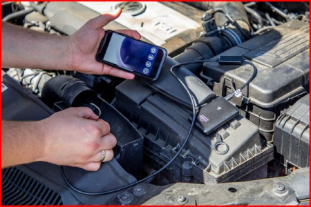 Set Videoscop Wi Fi Cu Diametru 6.0 Mm 0 Grade Sonda Camera Hd 90 Grade. Reversibil. 4 Piese [5]