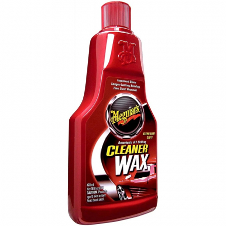 Intretinere auto - Solutie Curatare Vopsea Meguiar's Cleaner Wax Liquid 473ML A1216EUMG