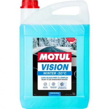 Intretinere auto - Solutie Parbriz Iarna Motul Vision Winter -20°C 5L
