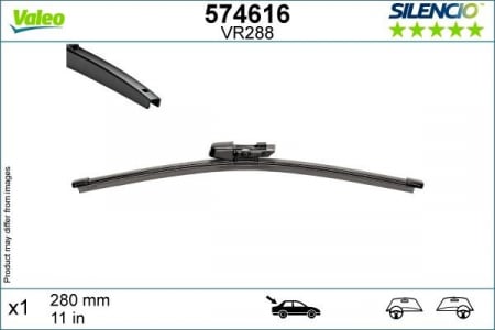 Stergator auto pentru luneta VALEO Silencio Rear VR288 574616, 280 mm [1]