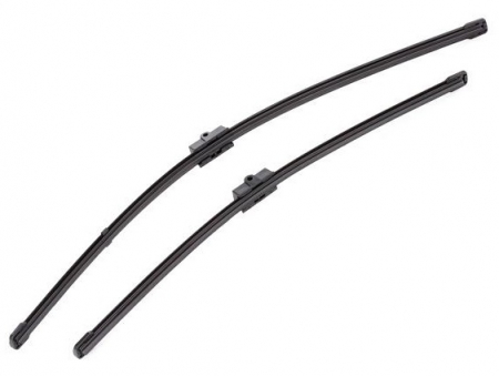 Accesorii auto - Set stergatoare parbriz VALEO SILENCIO X.TRM FLAT BLADE SET 574346, lungime 600 mm, 475 mm, fara carcasa, cu spoiler