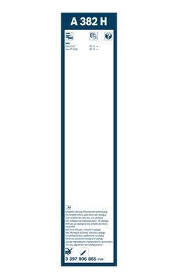 Stergator luneta BOSCH Aerotwin Rear A382H 3397006865, lungime 380 mm, pentru SEAT IBIZA [2]