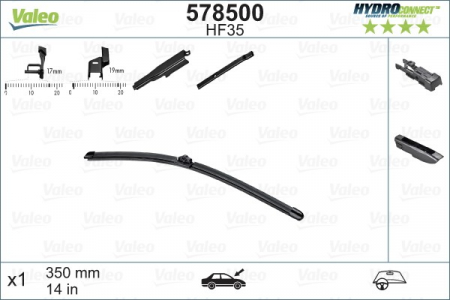 Stergator parbriz auto VALEO Hydroconnect HF35 578500, 350 mm [1]