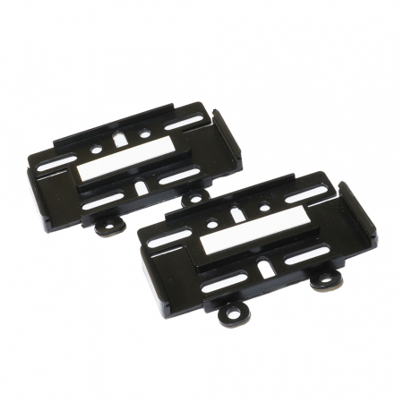 Produse universale - Suport Numar Inmatriculare Mega Drive Fara Rame Set 4 Buc (Fata + Spate) Negru
