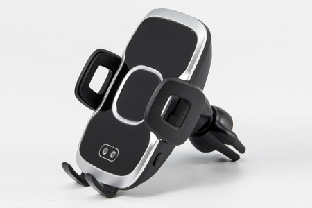 Suport Telefon Auto Smart Cu Incarcare Wireless Fast Charge Si Fixare In Grila De Ventilatie [2]