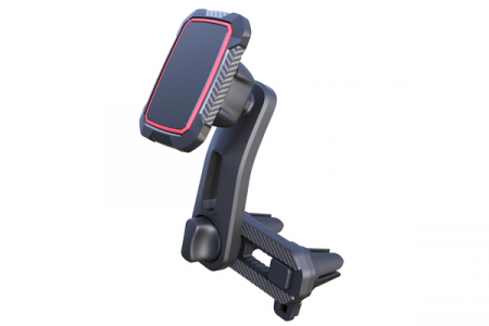Accesorii auto interior - Suport Telefon Magnetic Auto Cu Fixare In Grila De Ventilatie Si Brat Reglabil
