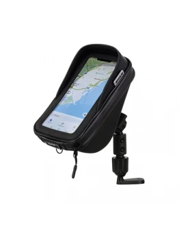 Accesorii moto - Suport telefon tip husa cu buzunar SHAD-180x90 mm (prindere pe oglinda)